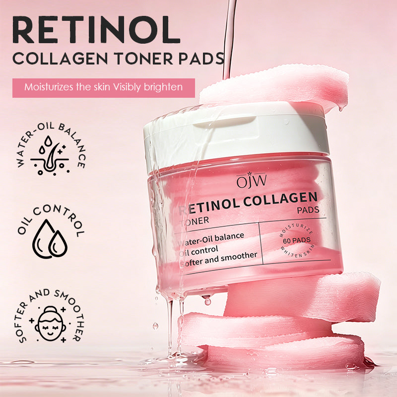 OJW Retinol Collagen Toner Pads Retinol Collagen Toner Cotton - 9909 facial toner pads