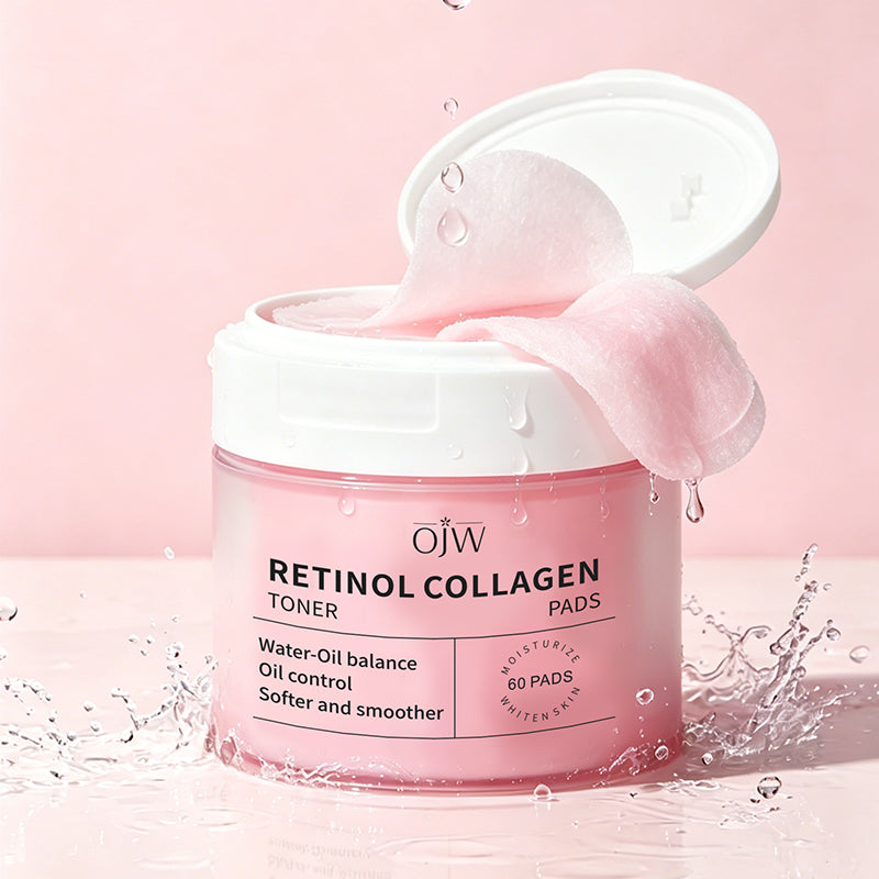OJW Retinol Collagen Toner Pads Retinol Collagen Toner Cotton - 9909 facial toner pads