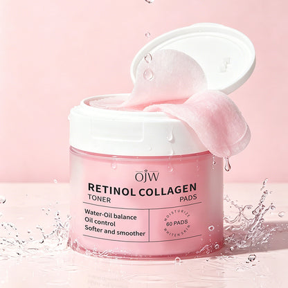OJW Retinol Collagen Toner Pads Retinol Collagen Toner Cotton - 9909 facial toner pads