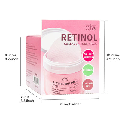 OJW Retinol Collagen Toner Pads Retinol Collagen Toner Cotton - 9909 skincare product