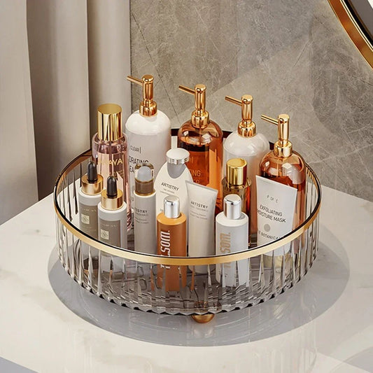 Rotating Cosmetic Organizer for makeup and skincare storage