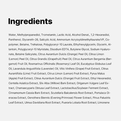 Zero Pore Toner Pads 2.0 facial skincare product
