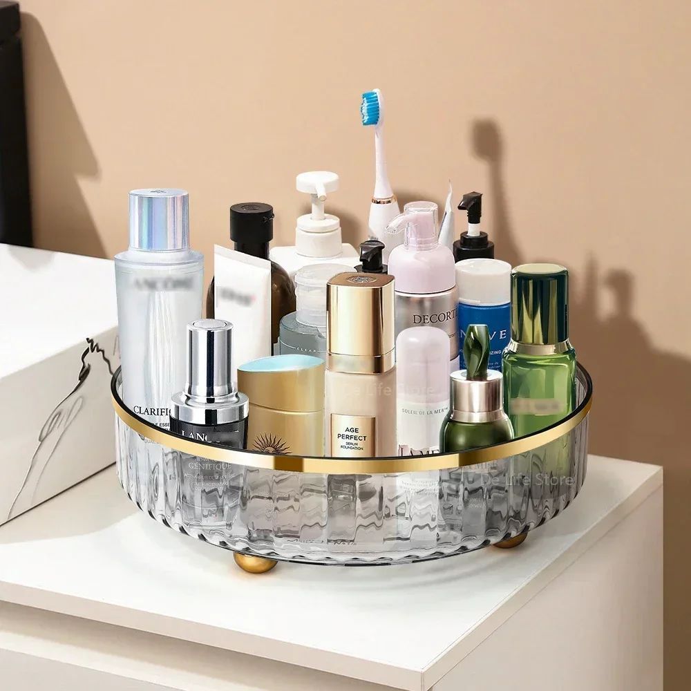 Rotating Cosmetic Organizer for makeup and skincare storage