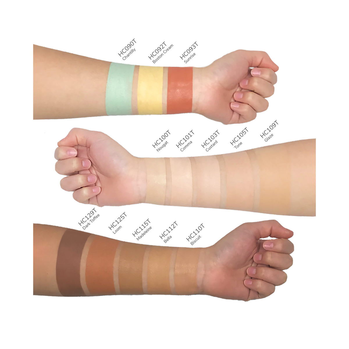 Concealing cream Comma product packaging