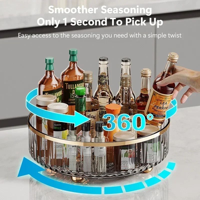 Rotating Cosmetic Organizer for makeup and skincare storage